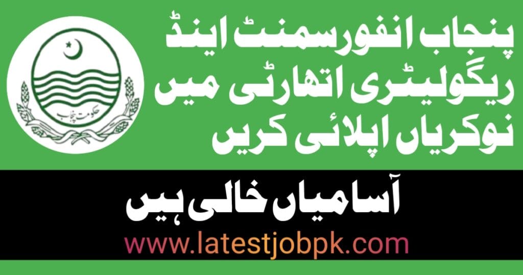 Punjab Enforcement And Regulatory Authority Jobs 2025