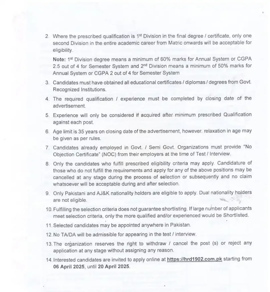 Ministry Of Energy NEECA Jobs 2025 Advertisement