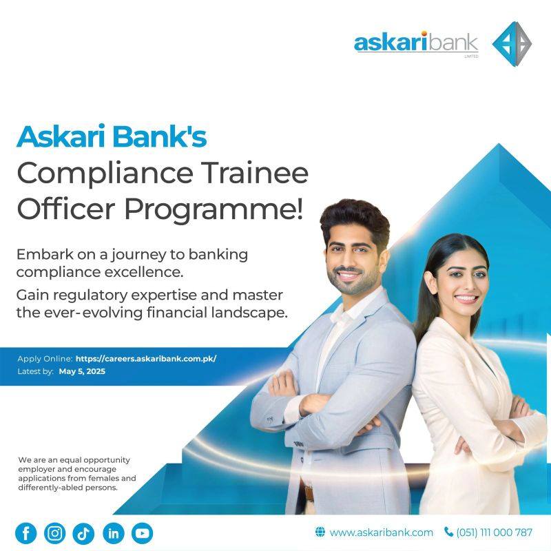 Askari Bank Jobs 2025 Online Apply Advertisement