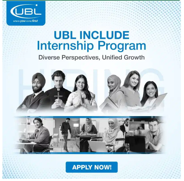 United Bank of Limited Internship Program 2025 Advertisement